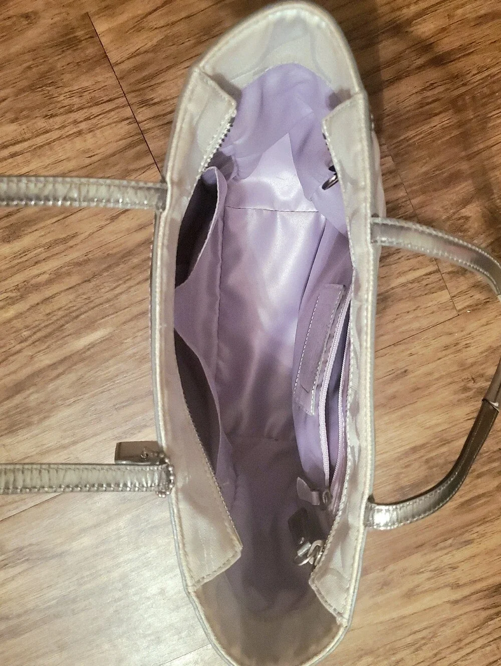Coach Silver Small Purse Tote
